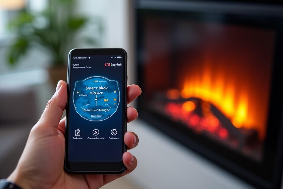 Smart Elektrokamin Steuerung